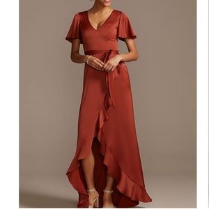 David’s bridal bridesmaid dress